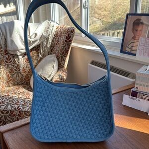 Blue Anthropologie shoulder bag